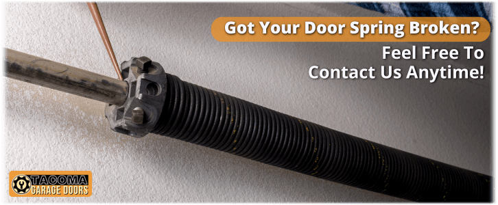 Broken Garage Door Spring Tacoma